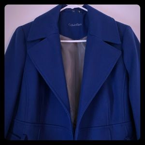 Beautiful blue Calvin Klein coat